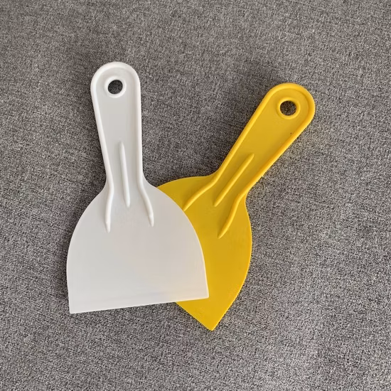 Couteau à mastic en plastique pour peinture de couleur rouge